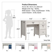 Monarch Hill Poppy Kids' Desk - Ivory Oak