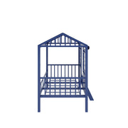 Little Seeds Rowan Valley Forest Loft Bed - Blue - Twin