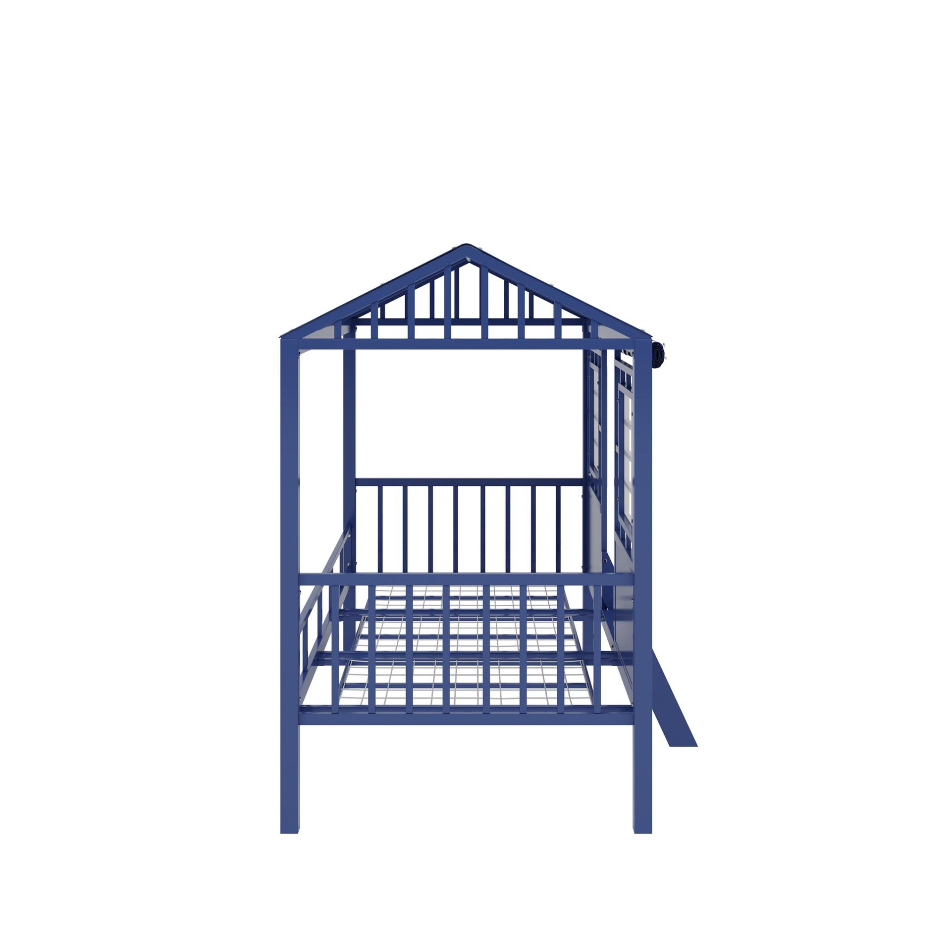 Little Seeds Rowan Valley Forest Loft Bed - Blue - Twin