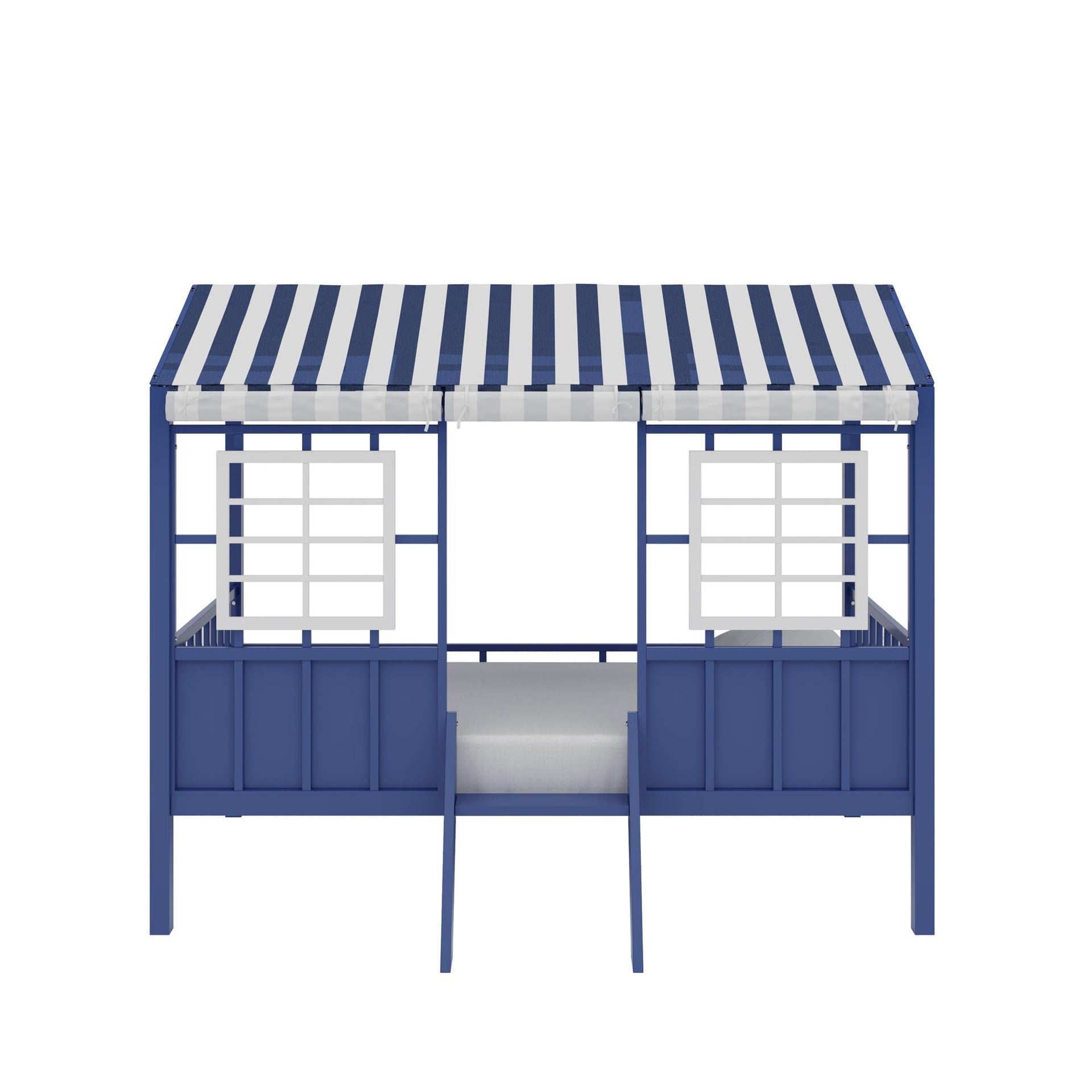 Little Seeds Rowan Valley Forest Loft Bed - Blue - Twin