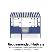 Little Seeds Rowan Valley Forest Loft Bed - Blue - Twin