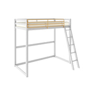 Little Seeds Monarch Hill Haven Metal Loft Bed - Dove Gray - Twin