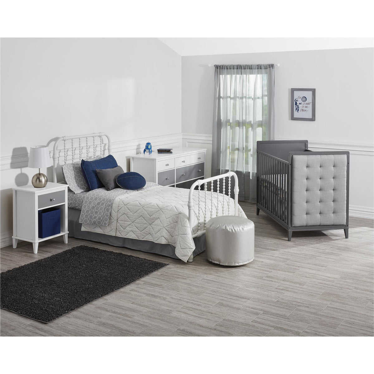 Monarch Hill Poppy Nightstand - Gray