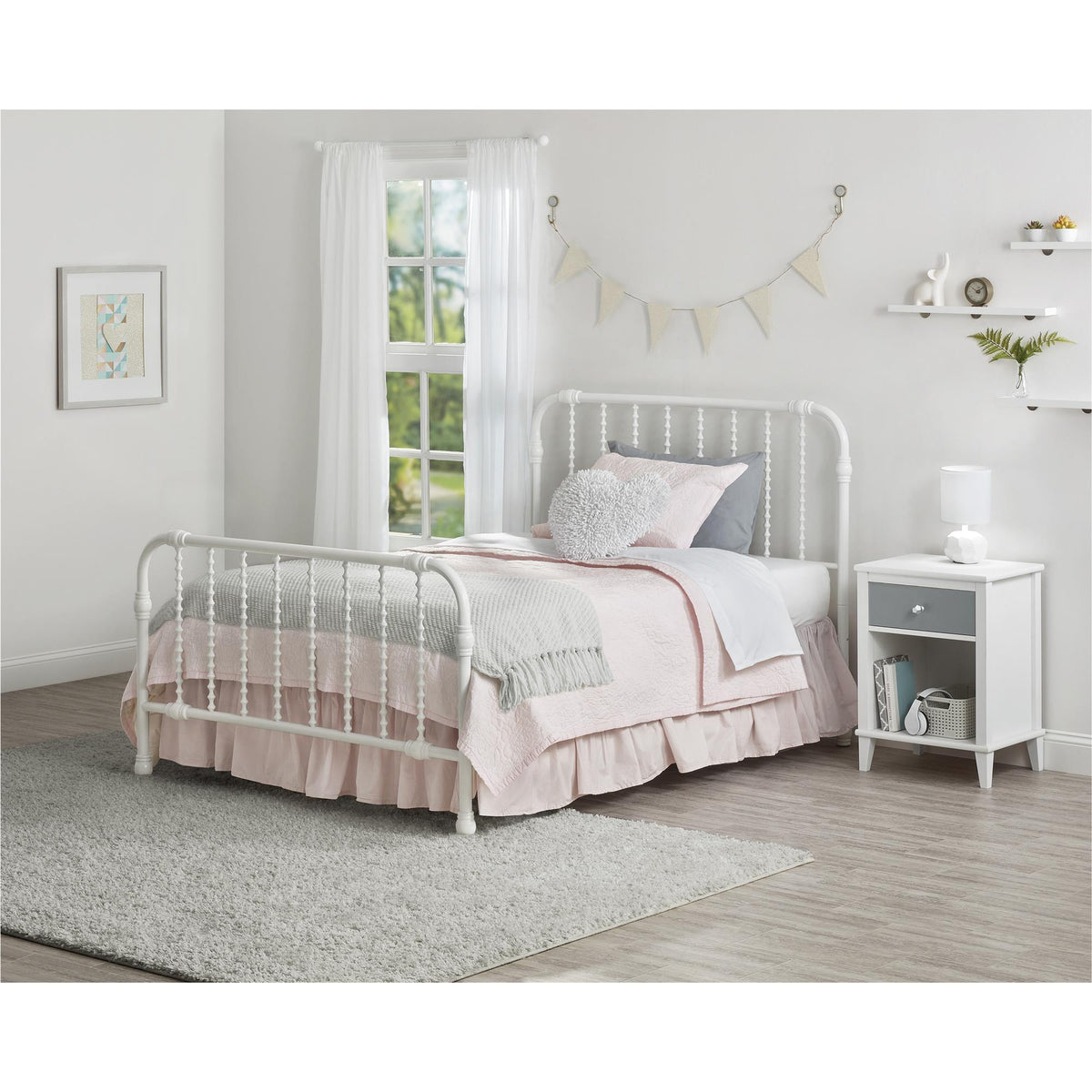 Monarch Hill Poppy Nightstand - Gray