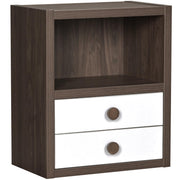 Sierra Ridge Terra Modular Bookcase with Drawers - White