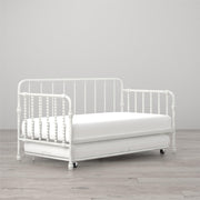 Little Seeds Monarch Hill Wren Metal Daybed with Trundle - White - Twin