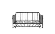 Little Seeds Monarch Hill Wren Metal Daybed with Trundle - Black - Twin