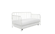 Little Seeds Monarch Hill Wren Metal Daybed with Trundle - White - Twin