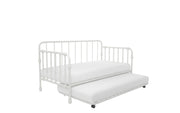 Little Seeds Monarch Hill Wren Metal Daybed with Trundle - White - Twin