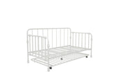 Little Seeds Monarch Hill Wren Metal Daybed with Trundle - White - Twin