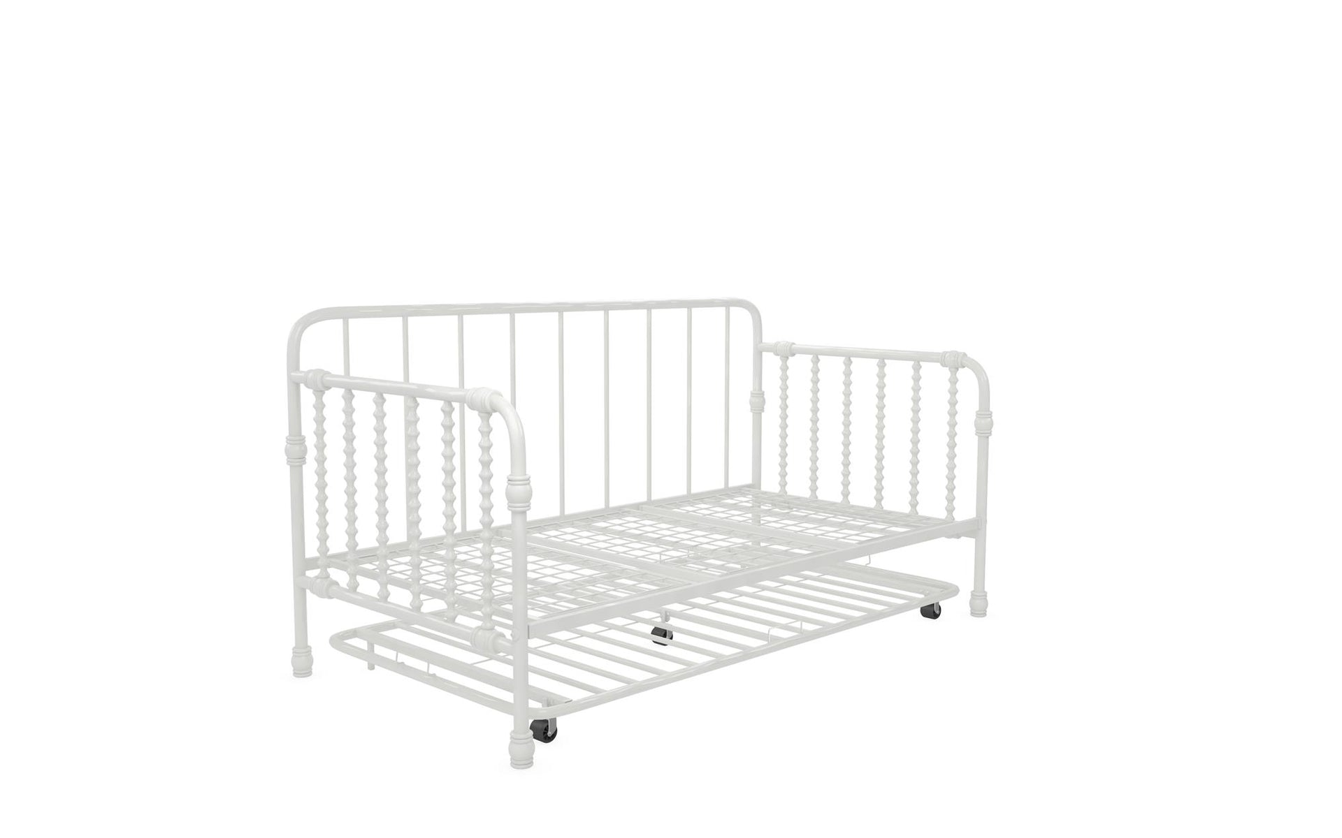 Little Seeds Monarch Hill Wren Metal Daybed with Trundle - White - Twin