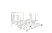 Little Seeds Monarch Hill Wren Metal Daybed with Trundle - White - Twin
