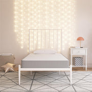 Little Seeds Moonglow 6" Reversible Bonnell Coil Mattress - White - Twin