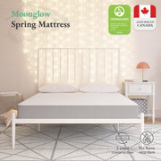 Little Seeds Moonglow 6" Reversible Bonnell Coil Mattress - White - Full