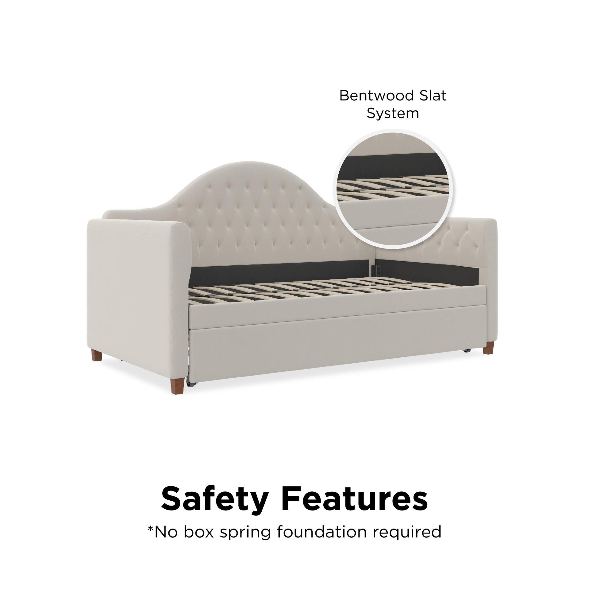 Little Seeds Rowan Valley Arden Daybed with Trundle - Dove Gray