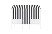 Little Seeds Rowan Valley Forest Loft Bed - White/Black - Twin