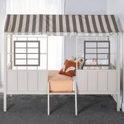 Little Seeds Rowan Valley Forest Loft Bed - Gray - Twin