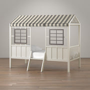 Little Seeds Rowan Valley Forest Loft Bed - Gray - Twin