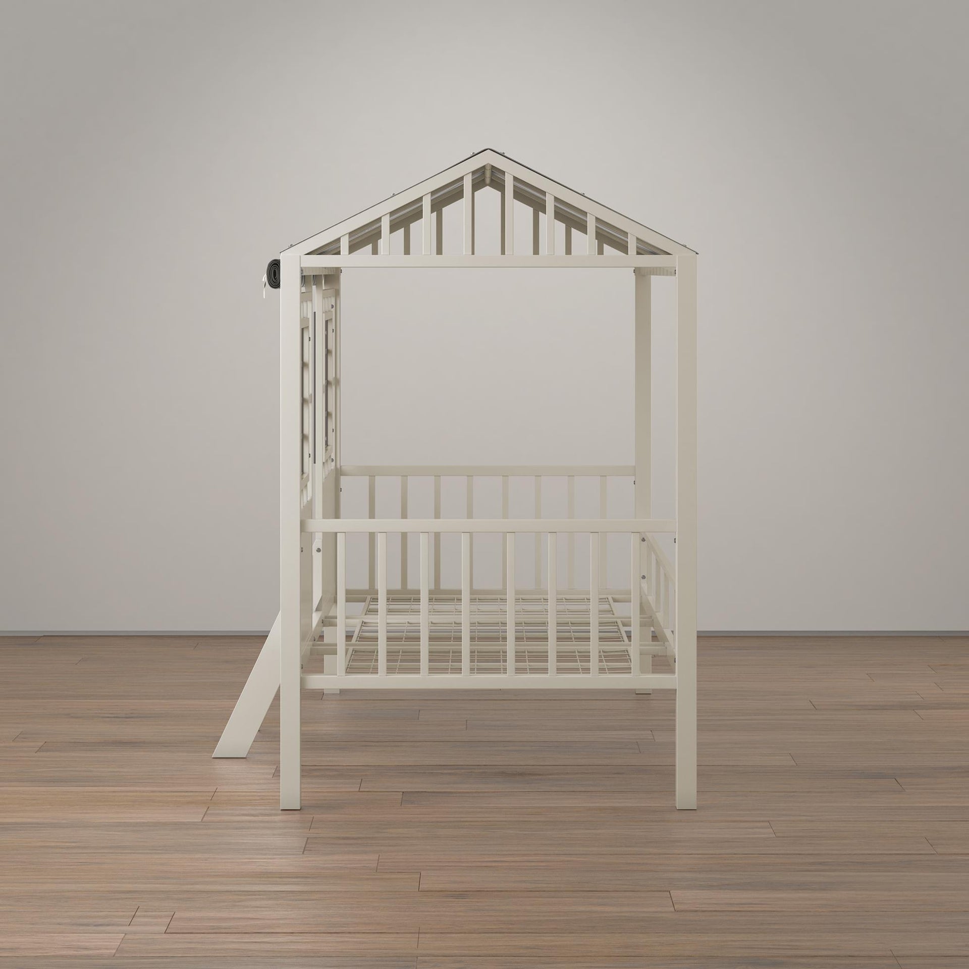 Little Seeds Rowan Valley Forest Loft Bed - Gray - Twin