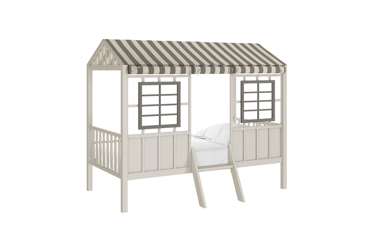 Little Seeds Rowan Valley Forest Loft Bed - Gray - Twin