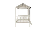 Little Seeds Rowan Valley Forest Loft Bed - Gray - Twin