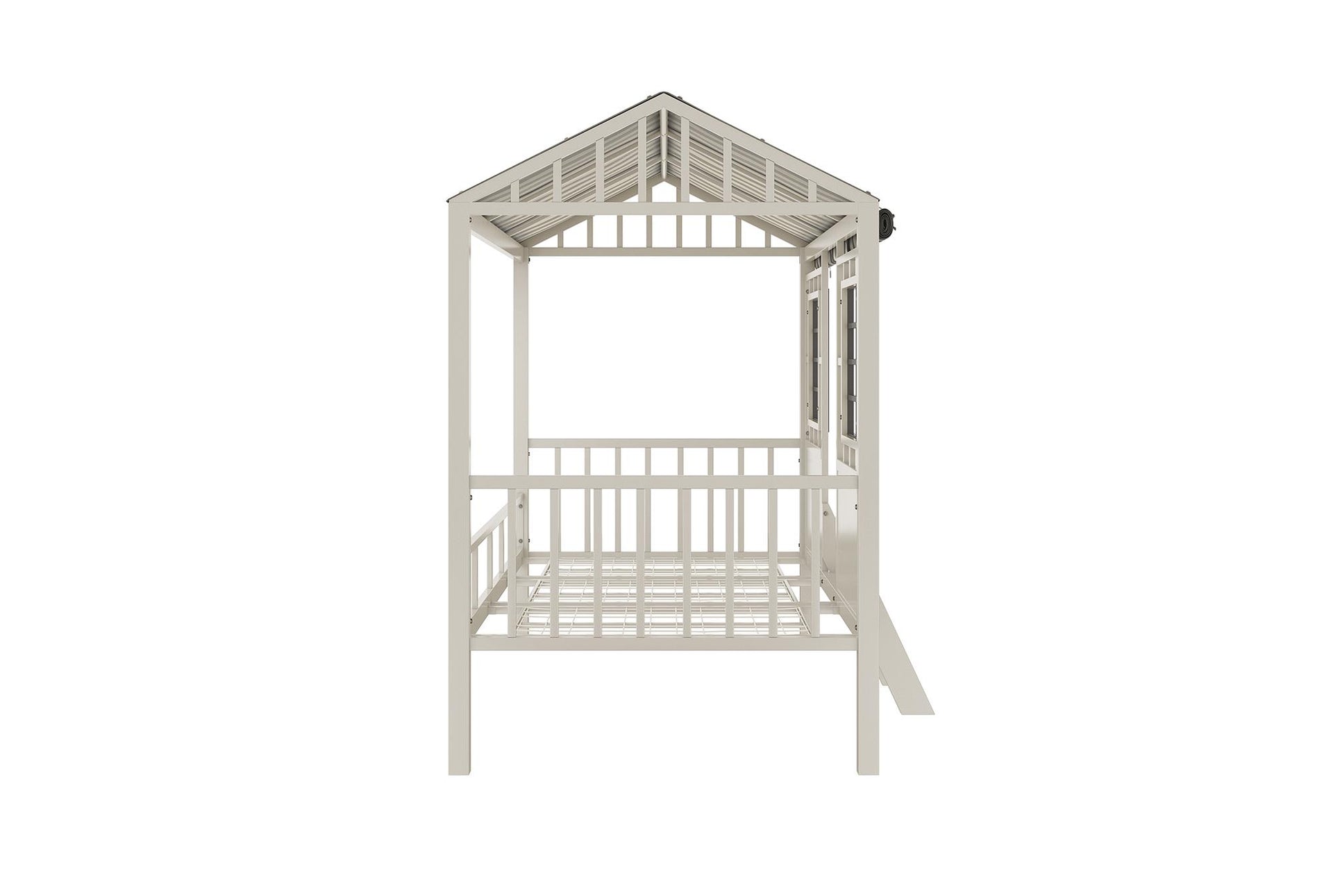 Little Seeds Rowan Valley Forest Loft Bed - Gray - Twin
