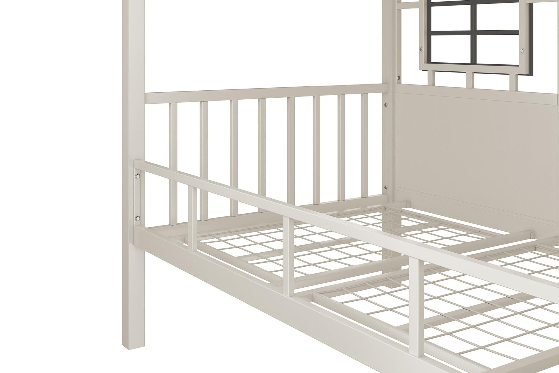 Little Seeds Rowan Valley Forest Loft Bed - Gray - Twin