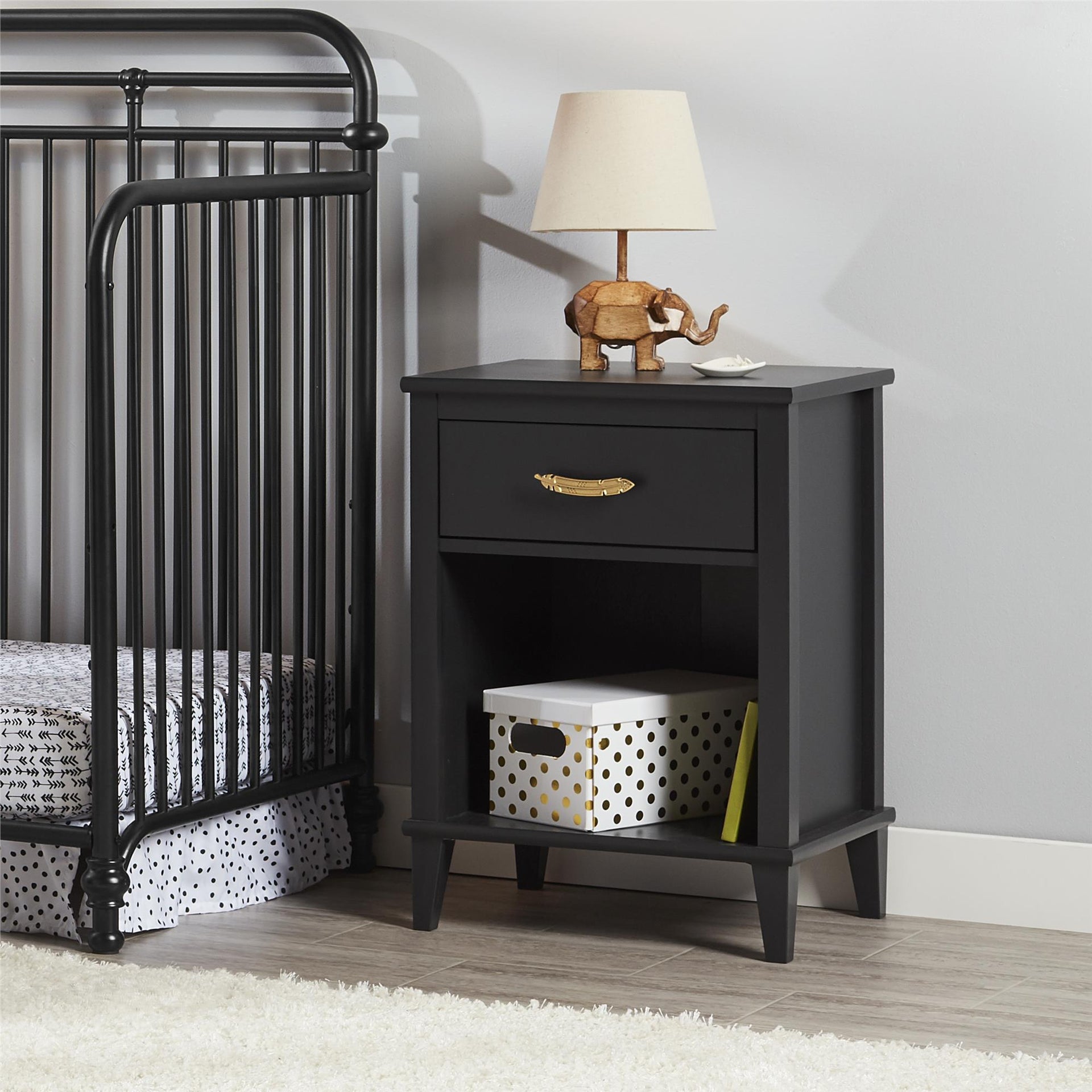 Monarch Hill Hawken Nightstand - Black