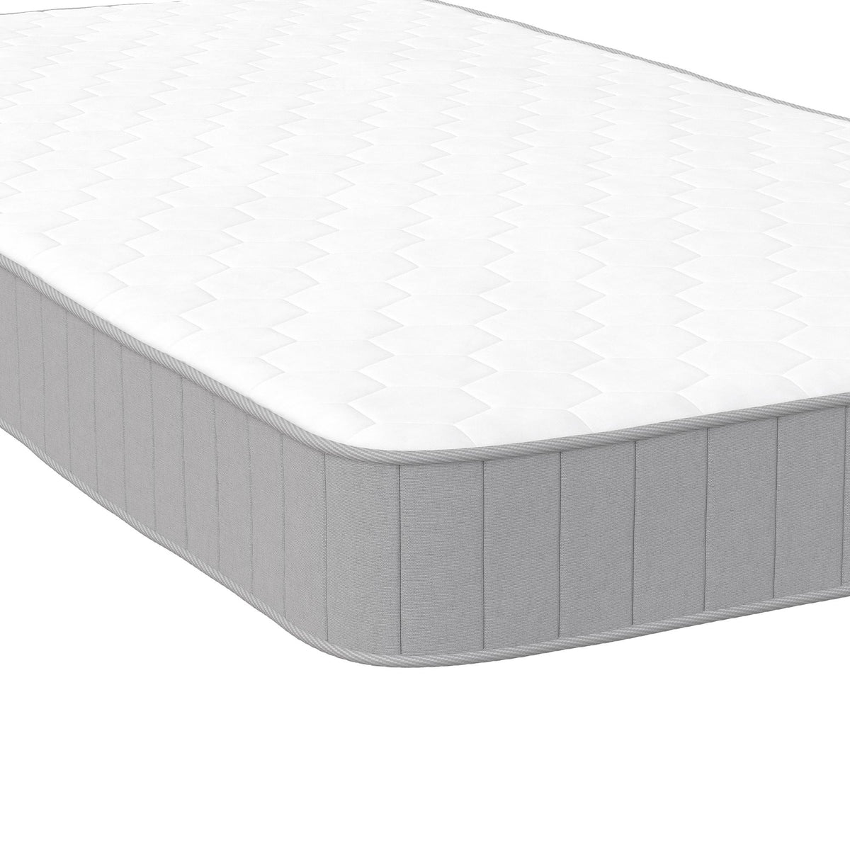 Little Seeds Moonglow 6" Reversible Bonnell Coil Mattress - White - Twin