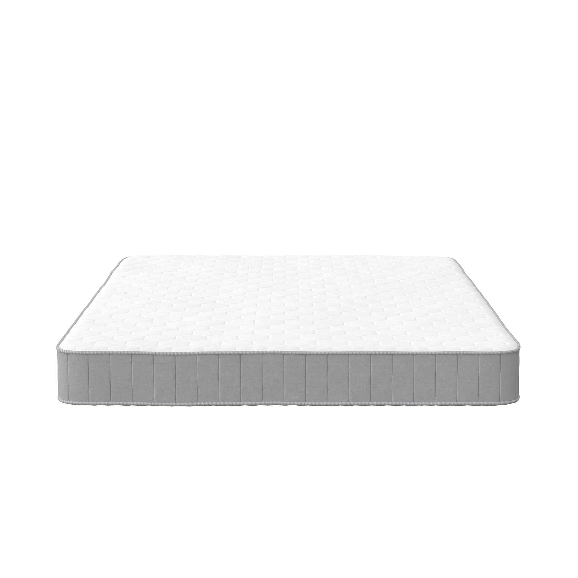 Little Seeds Moonglow 6" Reversible Bonnell Coil Mattress - White - Full