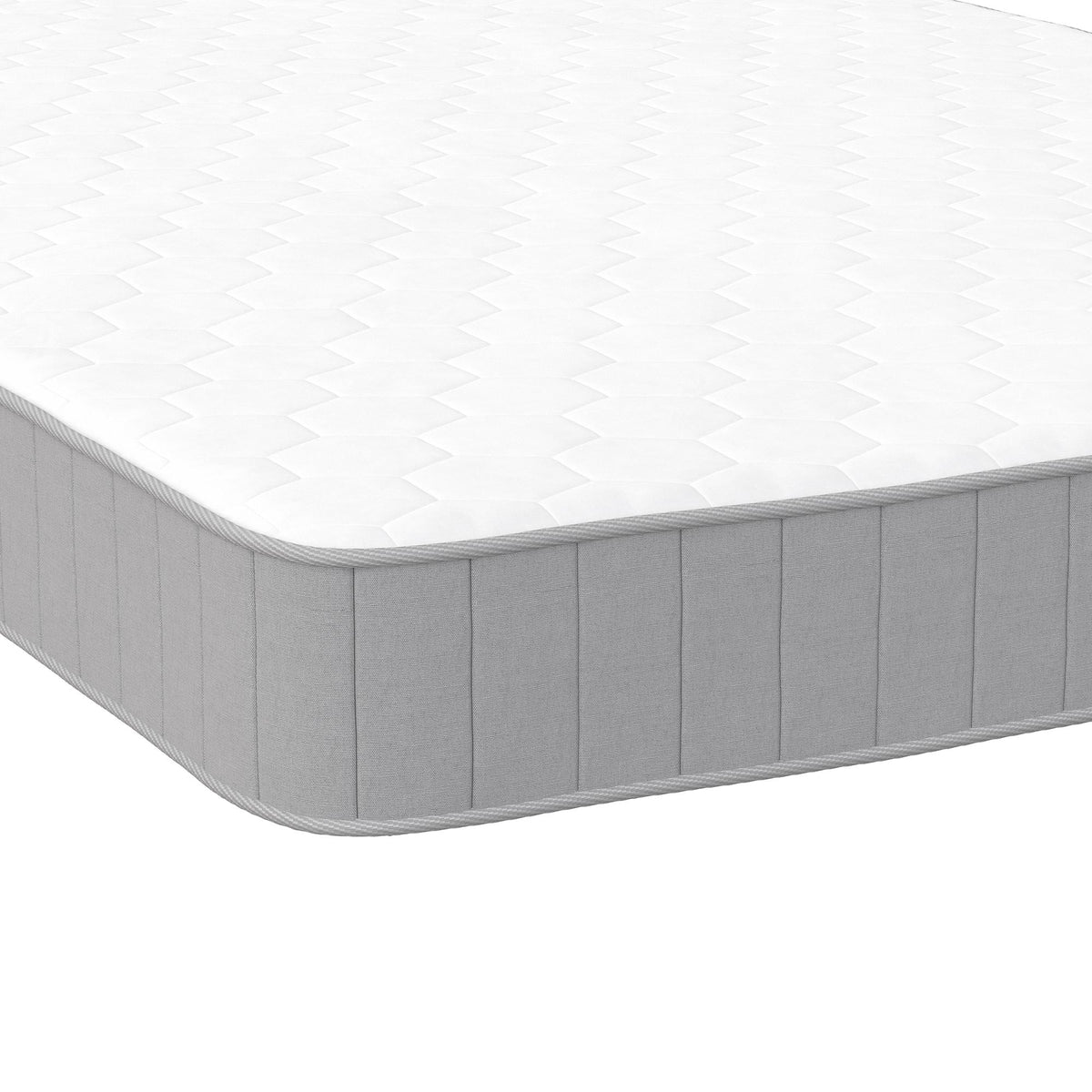 Little Seeds Moonglow 6" Reversible Bonnell Coil Mattress - White - Full