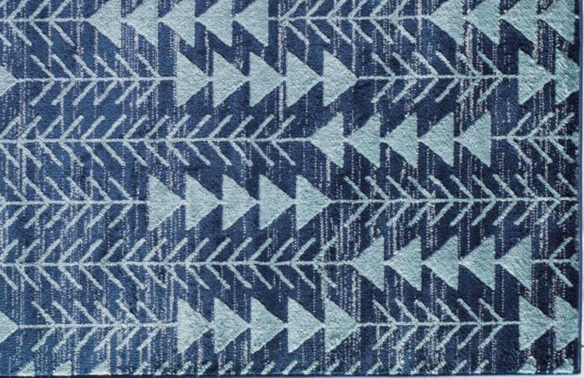 Little Seeds Serenity Archer Rug Light Blue 8 x 10 - Light Blue