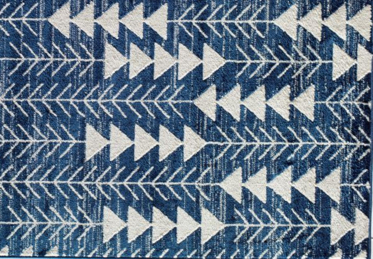 Little Seeds Serenity Archer Rug Navy 5 x 7 - Navy