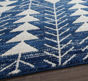 Little Seeds Serenity Archer Rug Navy 8 x 10 - Navy