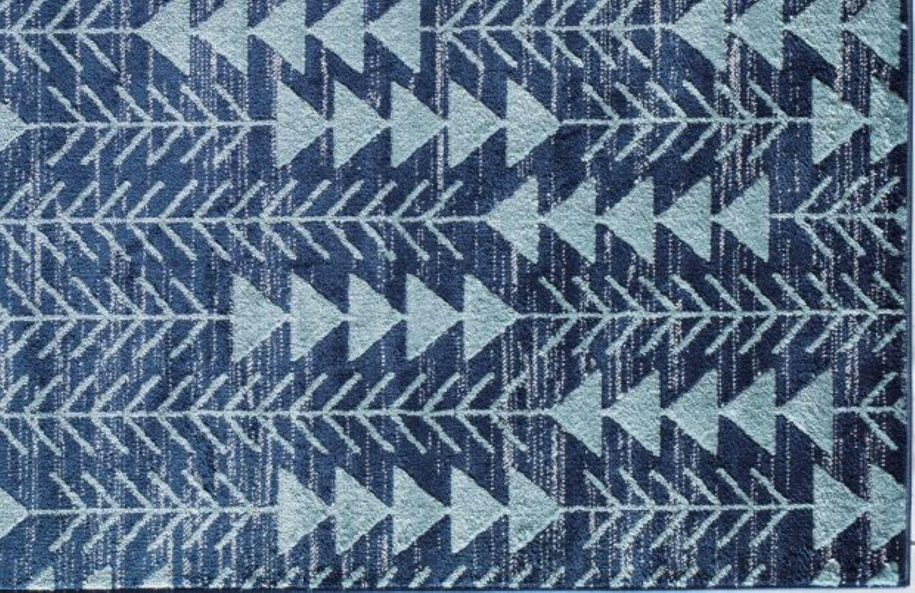 Little Seeds Serenity Archer Rug Light Blue 5 x 7 - Light Blue