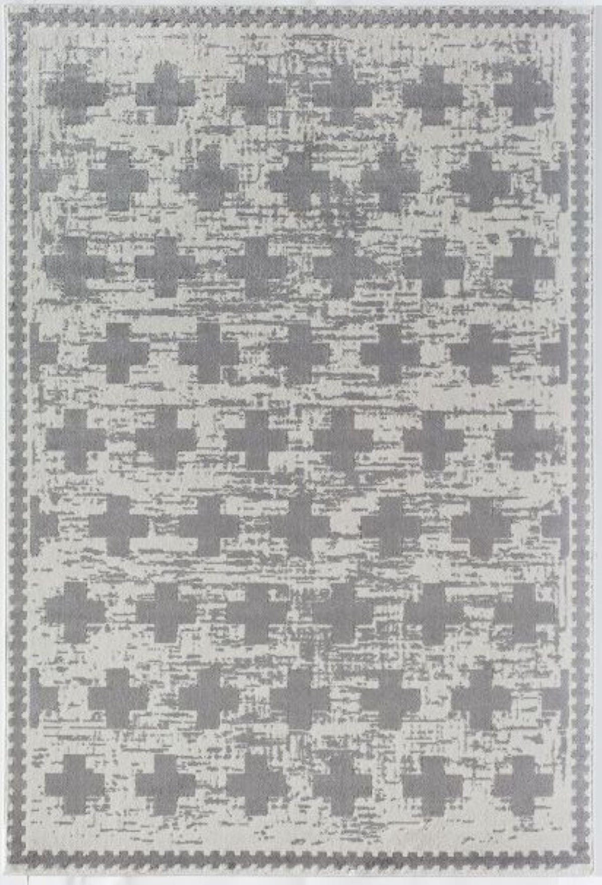 Little Seeds Serenity Impression Rug Gray 5 x 7 - Gray
