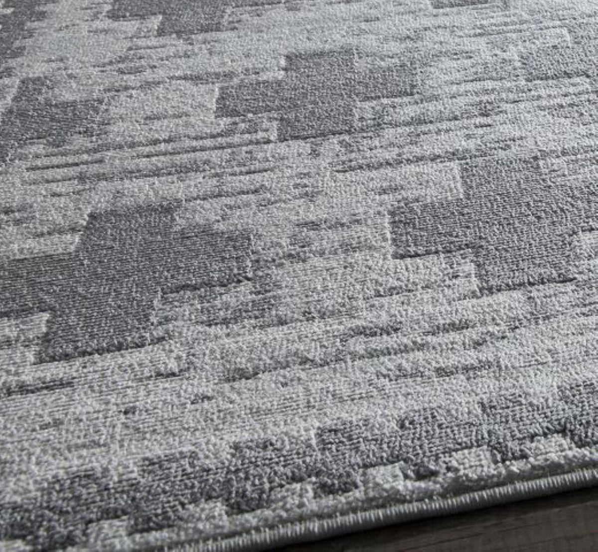 Little Seeds Serenity Impression Rug Gray 5 x 7 - Gray