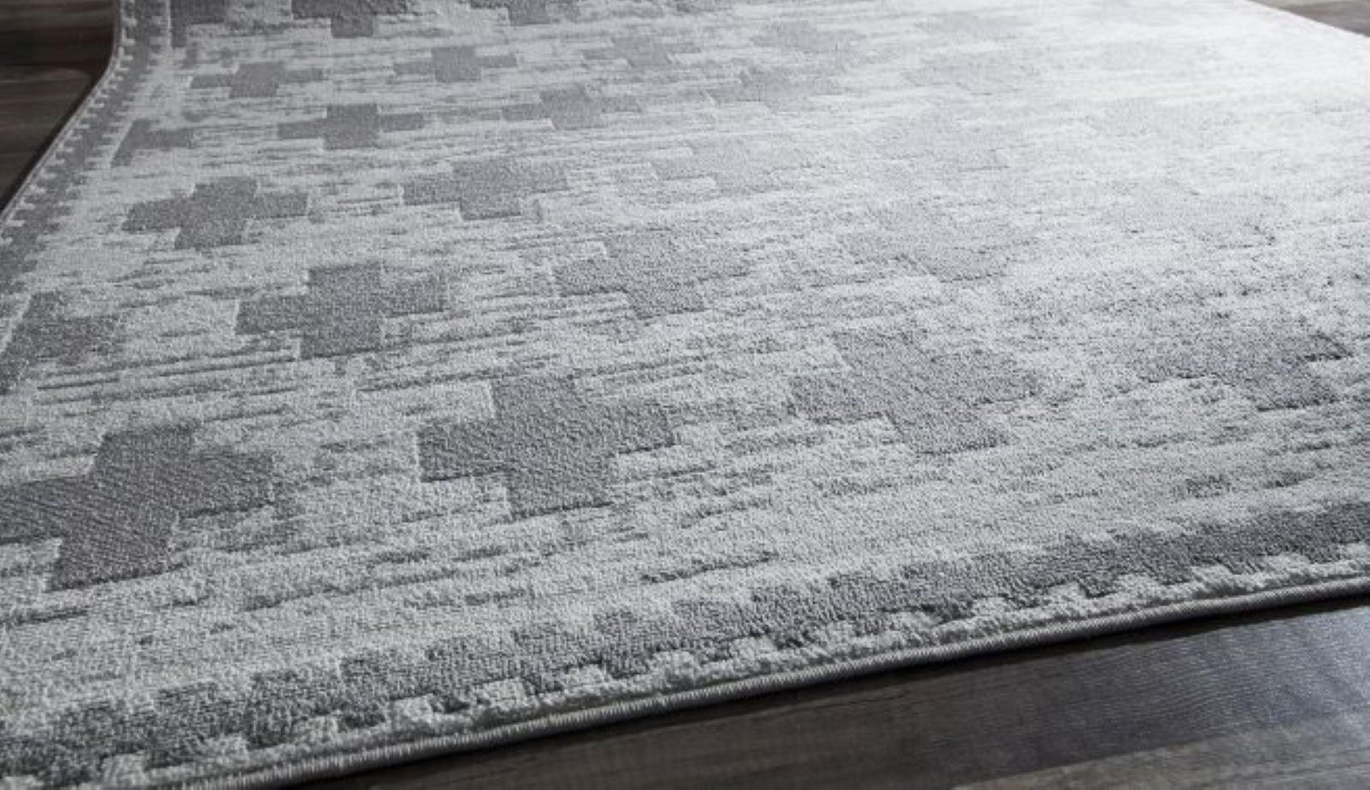 Little Seeds Serenity Impression Rug Gray 5 x 7 - Gray