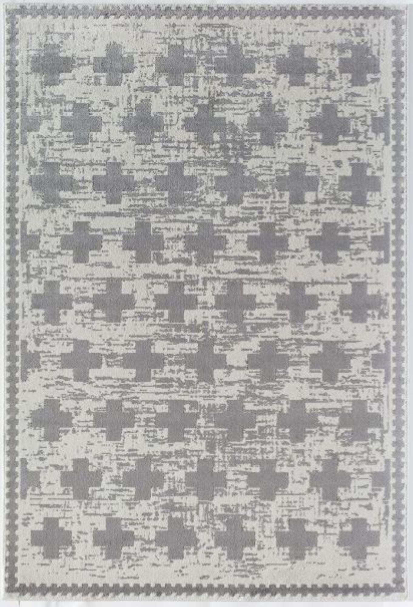 Little Seeds Serenity Impression Rug Gray 8 x 10 - Gray