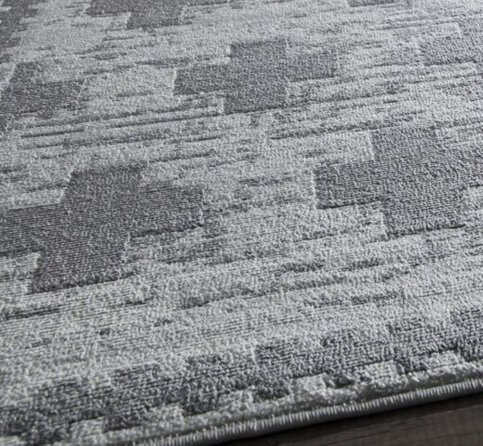 Little Seeds Serenity Impression Rug Gray 8 x 10 - Gray