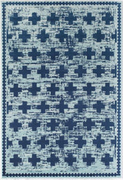 Little Seeds Serenity Impression Rug Aqua 8 x 10 - Aqua