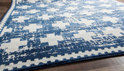 Little Seeds Serenity Impression Rug Navy 5 x 7 - Navy