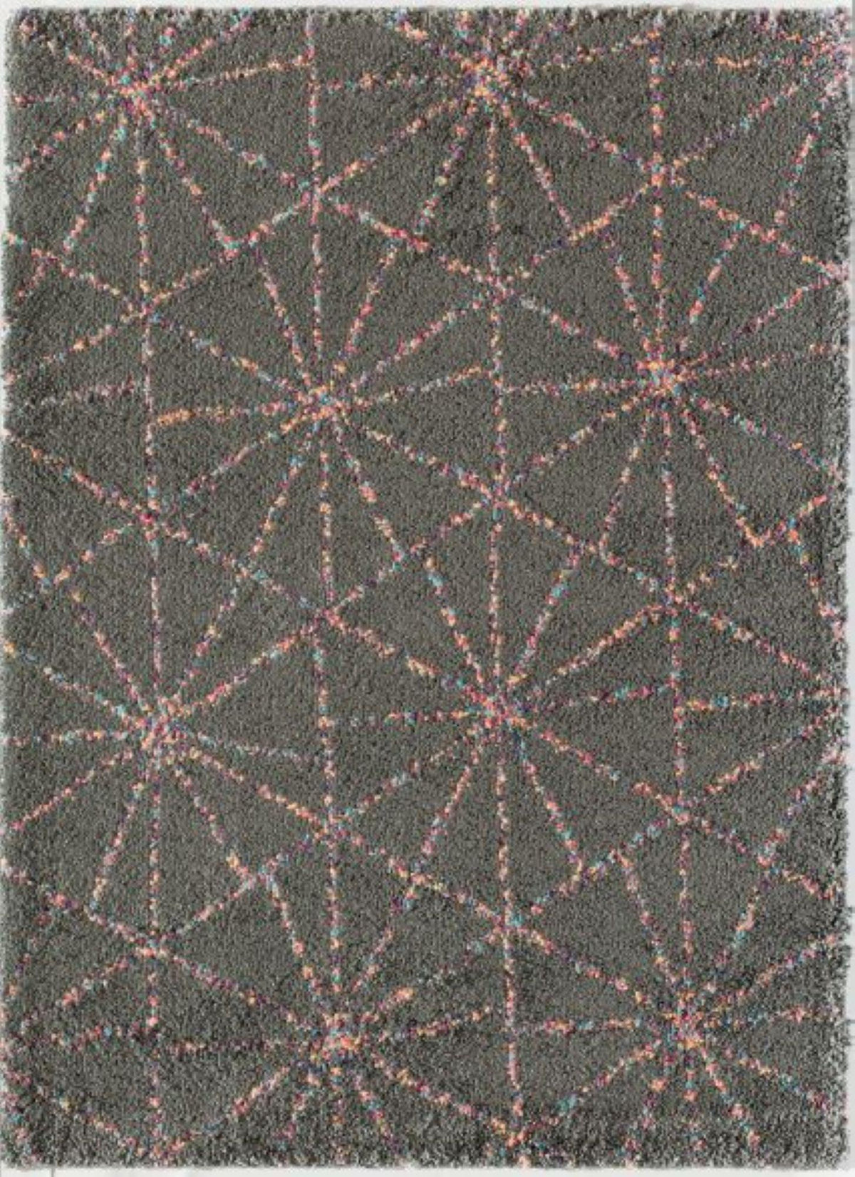 Little Seeds Mod Starstruck Rug Gray 5 x 7 - Gray