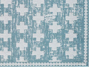 Little Seeds Serenity Impression Rug Teal Gray  8 x 10 - Gray
