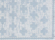 Little Seeds Serenity Impression Rug Wht/Lt Blue 8 x 10 - White/Blue
