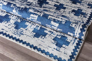 Little Seeds Serenity Impression Rug Gray/Navy  8 x 10 - Gray