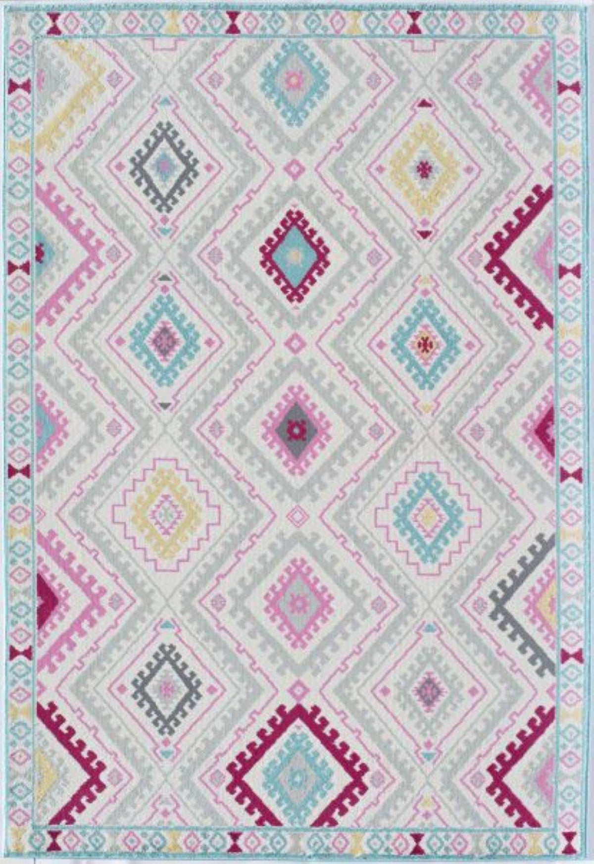 Little Seeds Serenity Boho Rug White 8 x 10 - White