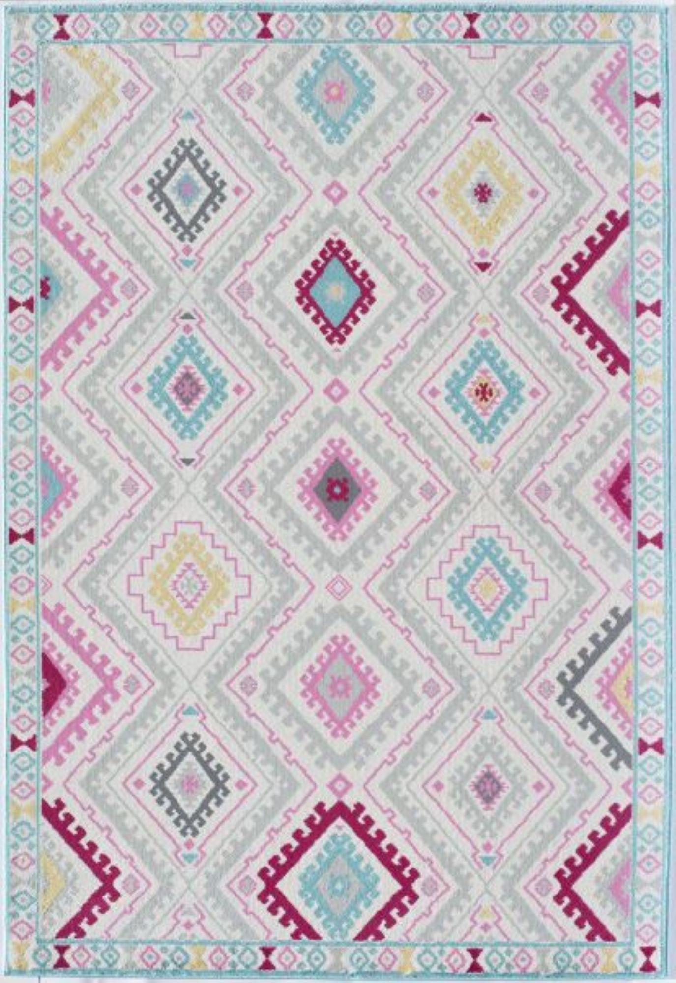 Little Seeds Serenity Boho Rug White 8 x 10 - White