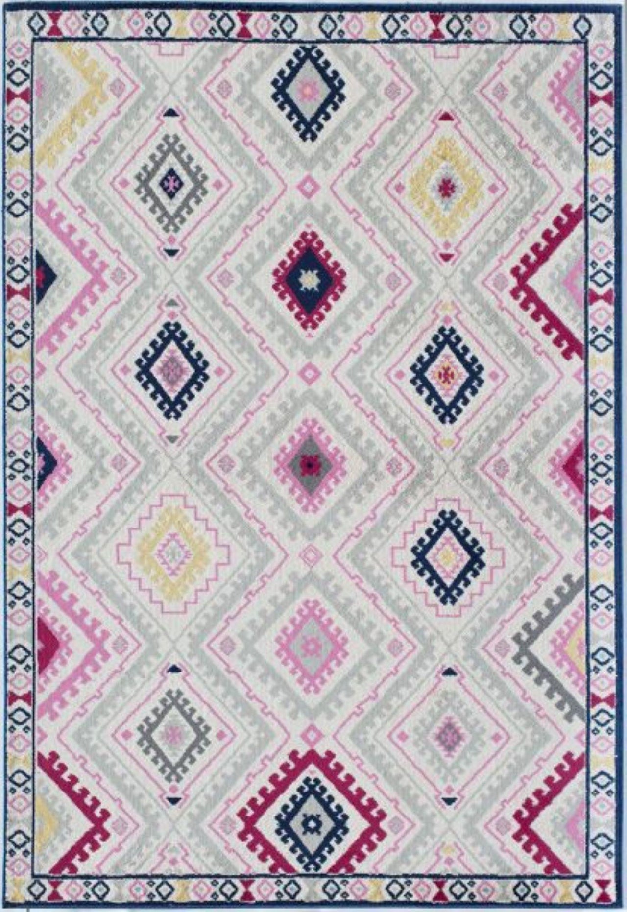 Little Seeds Serenity Boho Rug Navy  5 x 7 - Navy