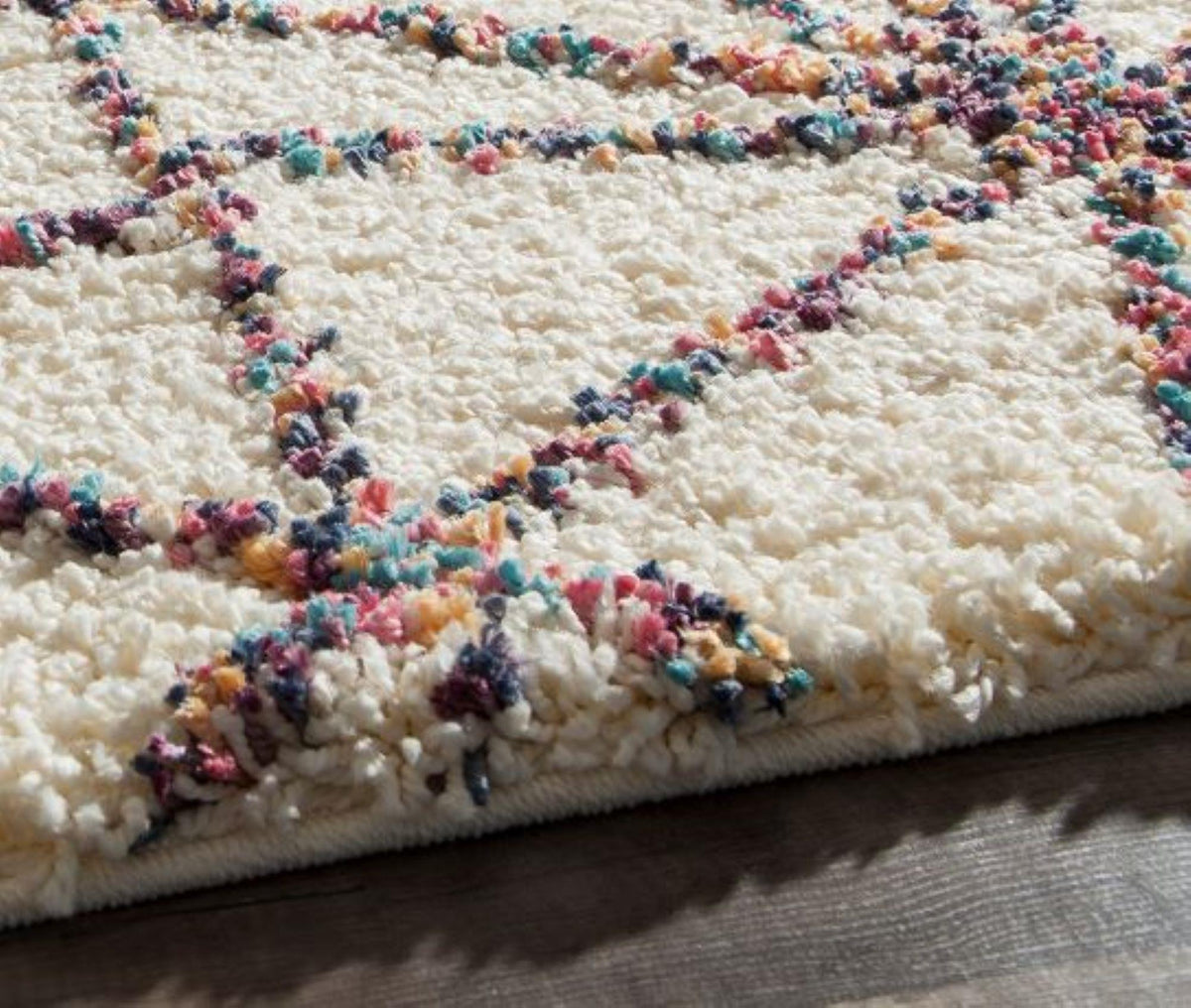 Little Seeds Mod Starstruck Rug White 5 x 7 - White
